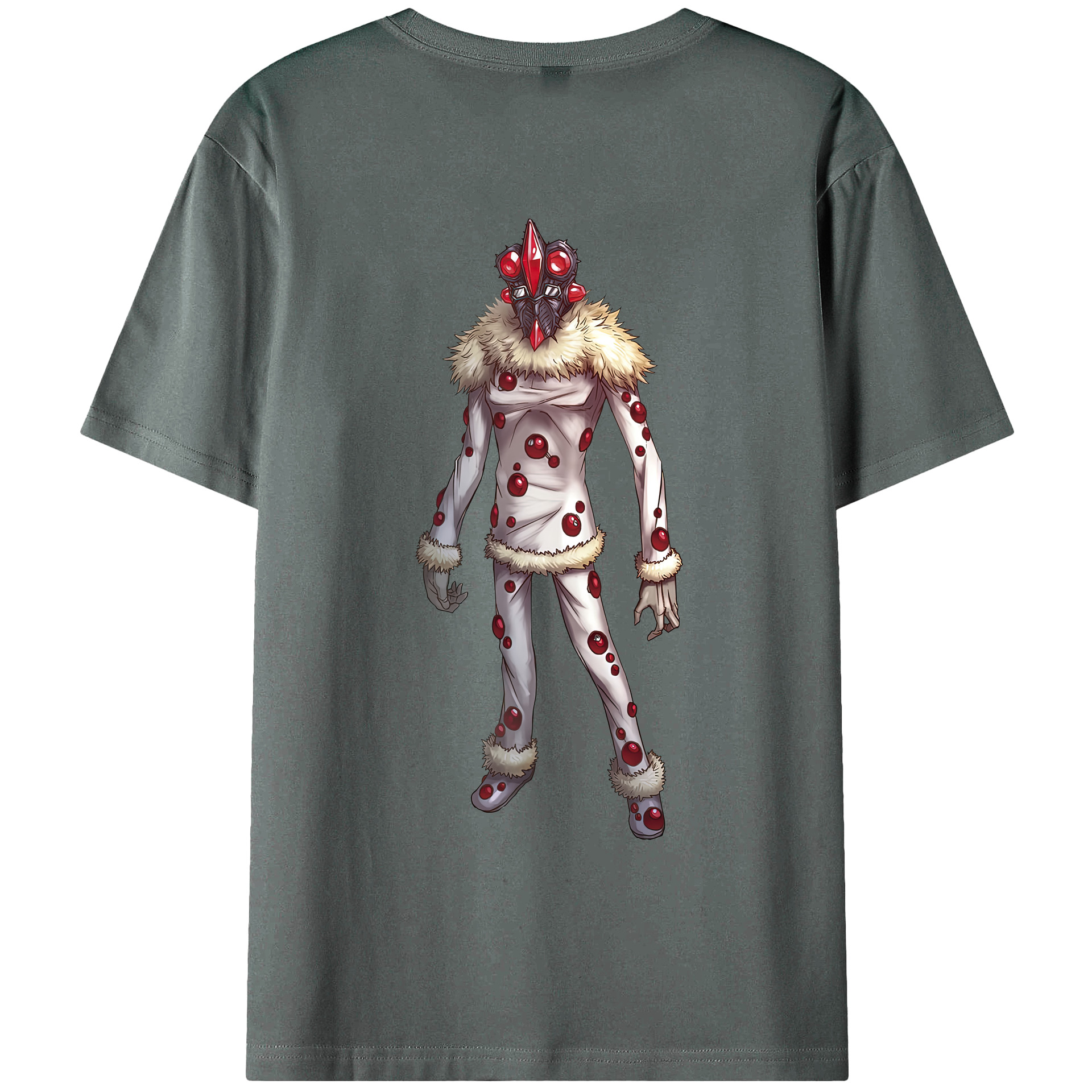 （画像用） ウルトラマン Ultraman 綿100％ メンズ半袖Tシャツ（バックプリント） 通気性